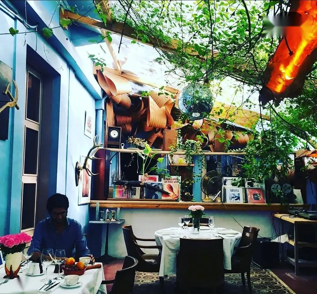 Ambiance d'un dîner sous la verrière